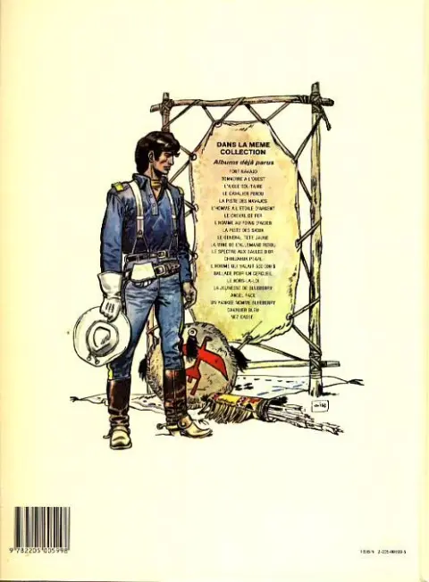 Verso de l'album Blueberry Tome 11 La mine de l'Allemand perdu