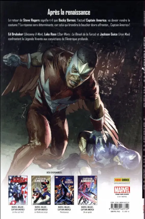 Verso de l'album Captain America Tome 7 Deux Amériques