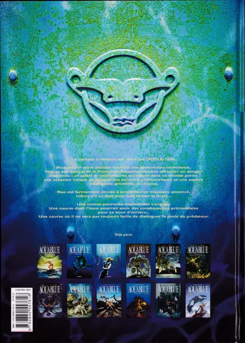 Verso de l'album Aquablue Tome 9 Le totem des Cynos