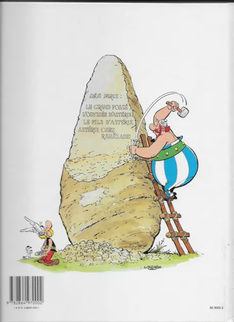 Verso de l'album Astérix Tome 25 Le grand fossé