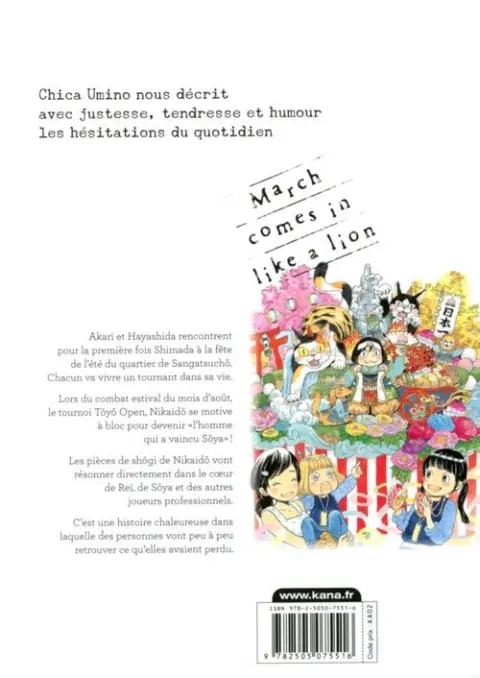 Verso de l'album March comes in like a lion 13