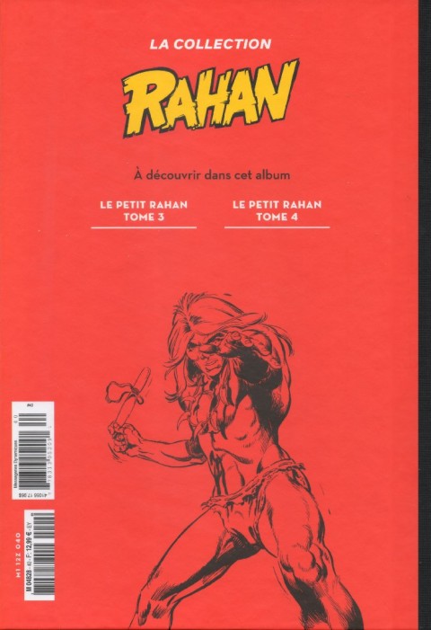 Verso de l'album Rahan (La Collection - Hachette) Tome 40