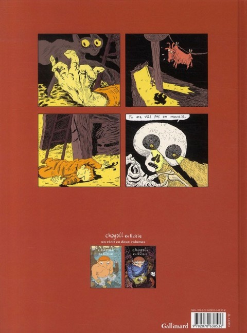 Verso de l'album Chagall en Russie Tome 2 Seconde partie