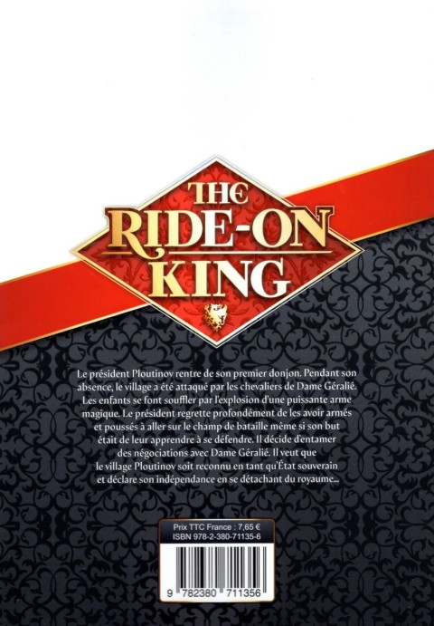 Verso de l'album The Ride-on King 3