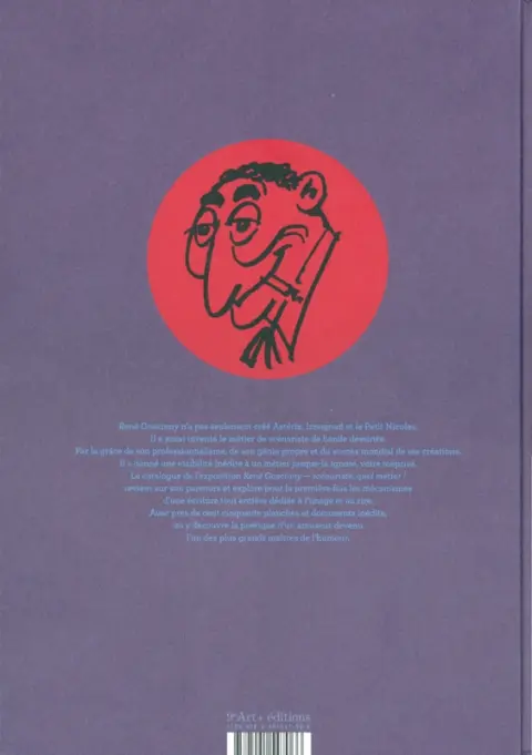 Verso de l'album René Goscinny, scénariste, quel métier !