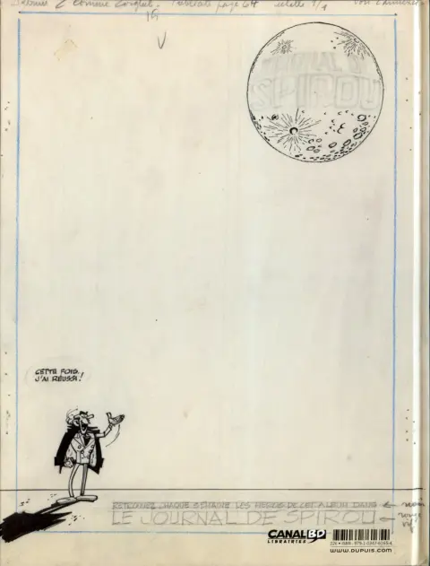 Verso de l'album Spirou et Fantasio Tome 15 Z comme Zorglub