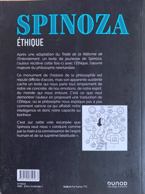 Verso de l'album Spinoza 2 Ethique - De la vérité au bonheur