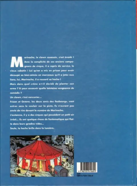 Verso de l'album Les Chevaliers de la cloche Tome 2 Le clown à la hache
