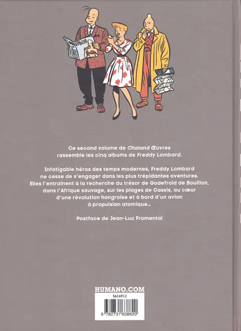 Verso de l'album Chaland - Œuvres Volume 2/2