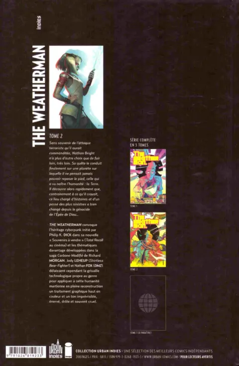 Verso de l'album The Weatherman Tome 2