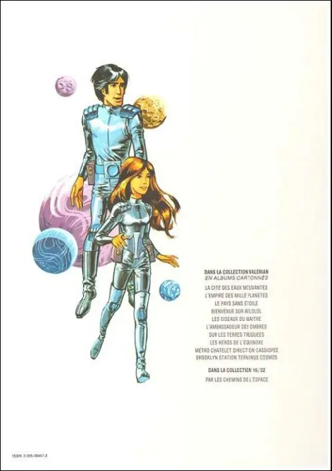 Verso de l'album Valérian Tome 1 La cité des eaux mouvantes