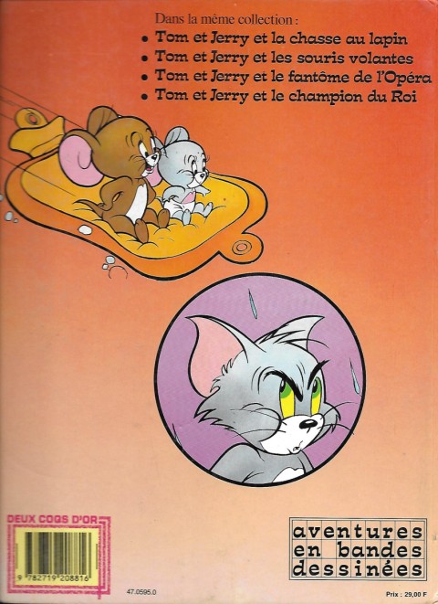 Verso de l'album Tom et Jerry Tom et Jerry et les souris volantes