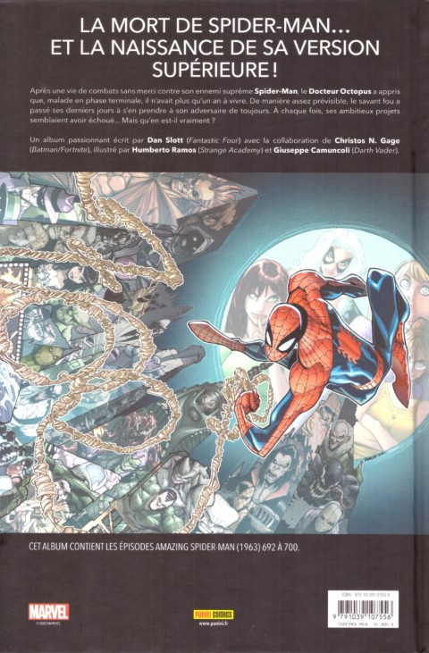 Verso de l'album Spider-Man Tome 6 Zone de danger