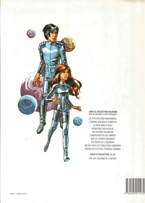 Verso de l'album Valérian Tome 7 Sur les terres truquées