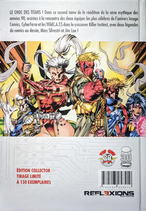 Verso de l'album Cyberforce 2