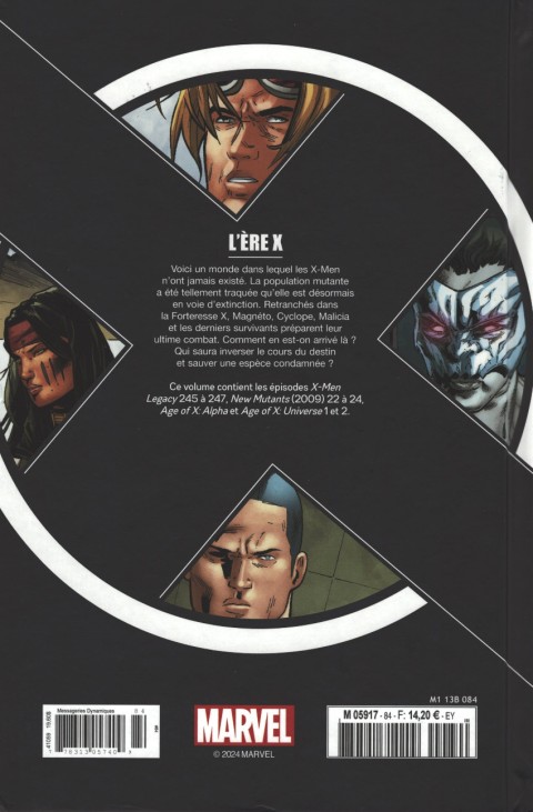 Verso de l'album X-Men - La Collection Mutante Tome 84 L'Ere X