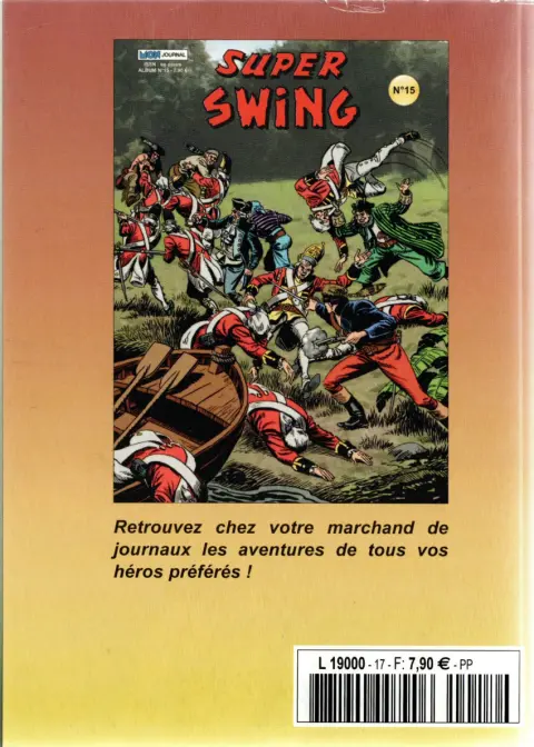 Verso de l'album Akim Album N° 17