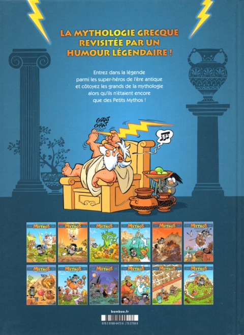 Verso de l'album Les Petits Mythos Tome 10 Vainqueur par chaos