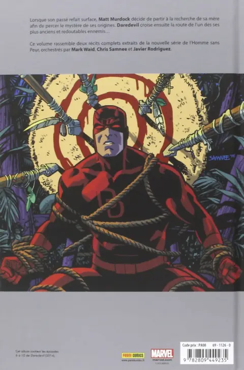 Verso de l'album Daredevil Tome 2 Le Diable au couvent