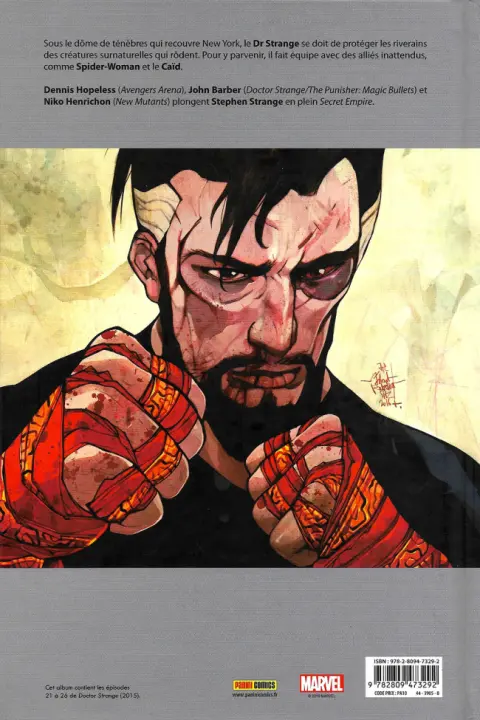 Verso de l'album Doctor Strange Tome 5 Secret Empire