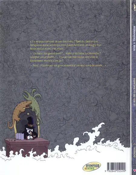Verso de l'album Donjon Zénith Tome 2 Le roi de la bagarre