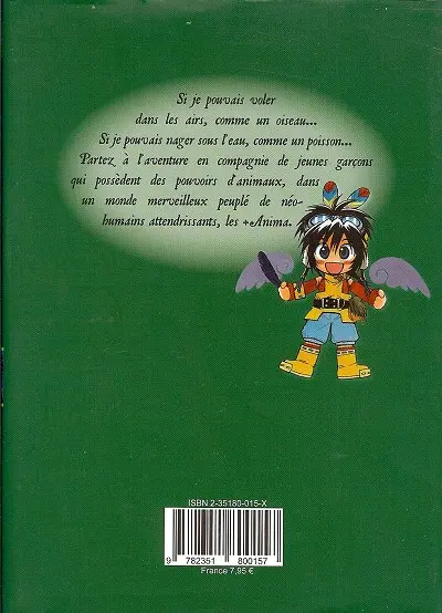 Verso de l'album + Anima 1