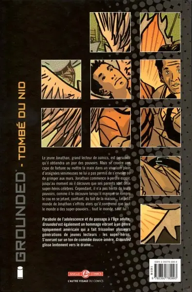 Verso de l'album Grounded Tombé du nid
