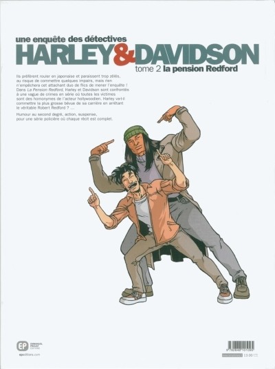 Verso de l'album Harley & Davidson Tome 2 La pension Redford