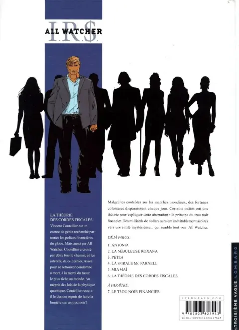 Verso de l'album I.R.$. - All Watcher Tome 6 La théorie des cordes fiscales