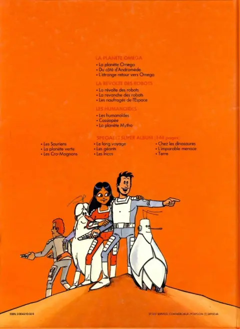 Verso de l'album Il était une fois... l'espace Tome 4 La planète déchiquetée