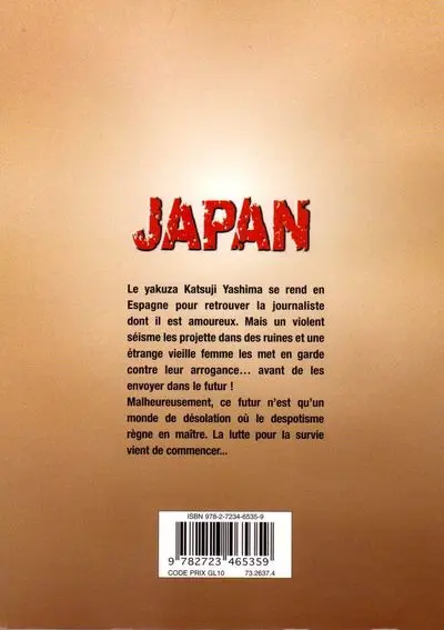 Verso de l'album Japan