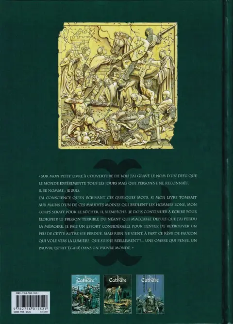 Verso de l'album Je suis Cathare Tome 3 Immensité retrouvée