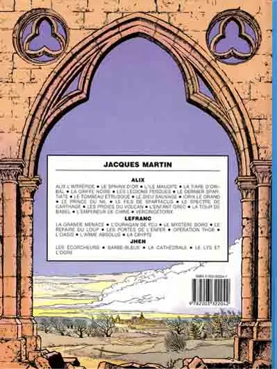 Verso de l'album Jhen Tome 6 Le lys et l'ogre