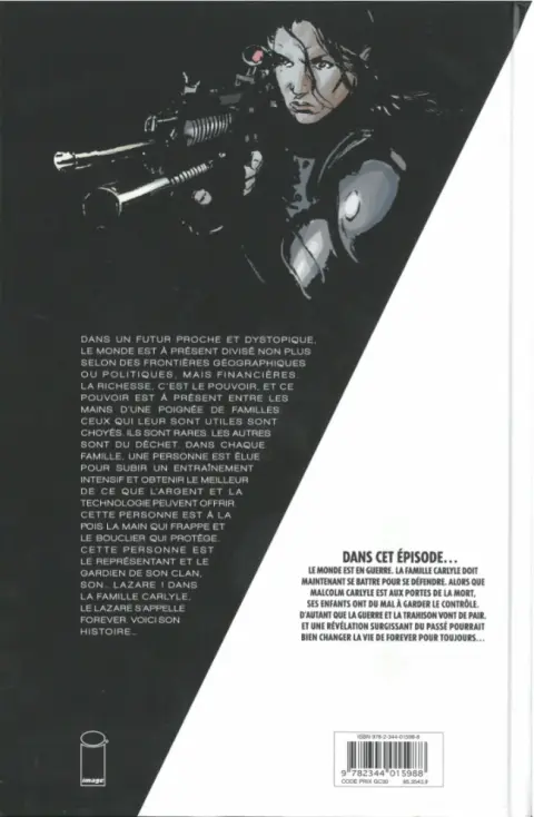Verso de l'album Lazarus Tome 4 Poison