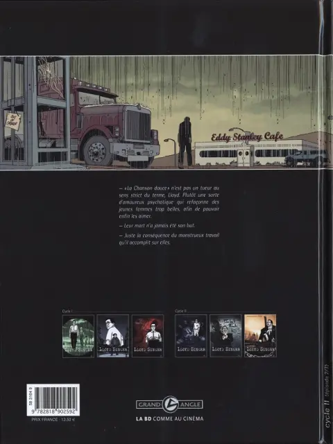 Verso de l'album Lloyd Singer Tome 5 La Chanson douce