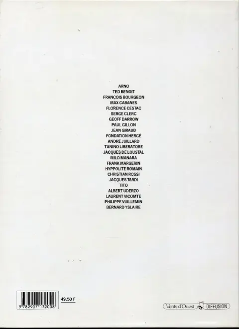 Verso de l'album Les Magiciens d'eau