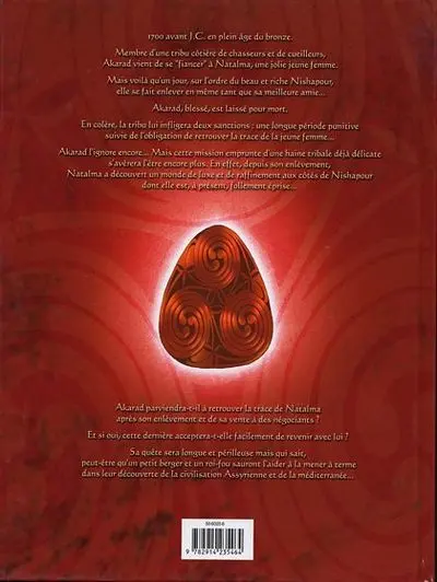 Verso de l'album Akarad L'homme qui devint Loup