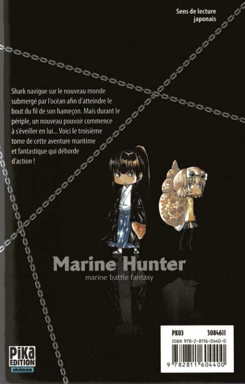 Verso de l'album Marine Hunter 3