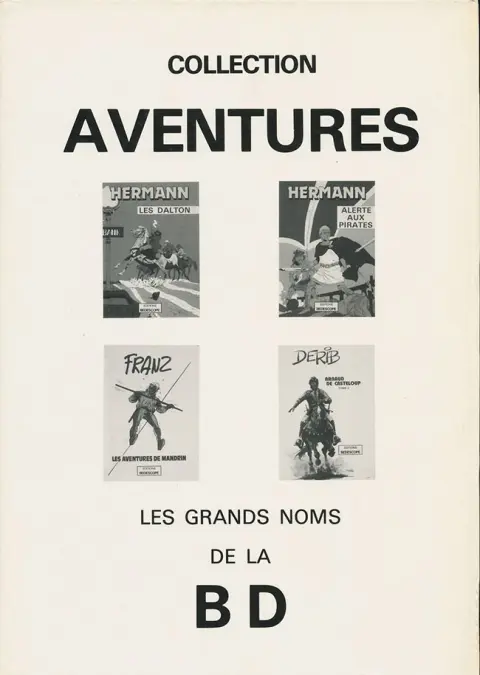 Verso de l'album Alerte aux pirates