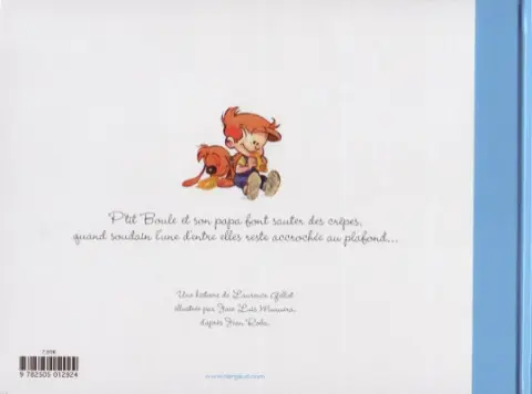 Verso de l'album P'tit Boule & Bill Tome 1 La partie de crêpes
