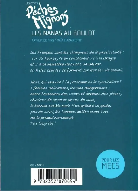 Verso de l'album Péchés mignons (Les petits) Tome 4 Les nanas au boulot
