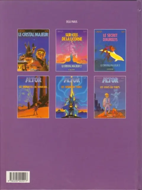 Verso de l'album Altor Tome 6 Les voies du temps
