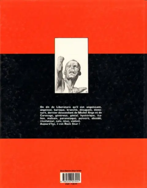Verso de l'album Portrait de la bête en Rock Star !