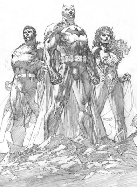 Couverture de l'album Icons L'univers DC Comics et Wildstorm de Jim Lee