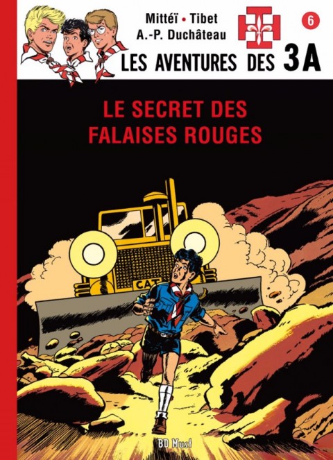 Couverture de l'album Les aventures des 3 A Tome 3 Le secret des falaises rouges