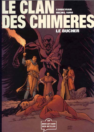 Couverture de l'album Le Clan des Chimères Tome 2 Le bucher