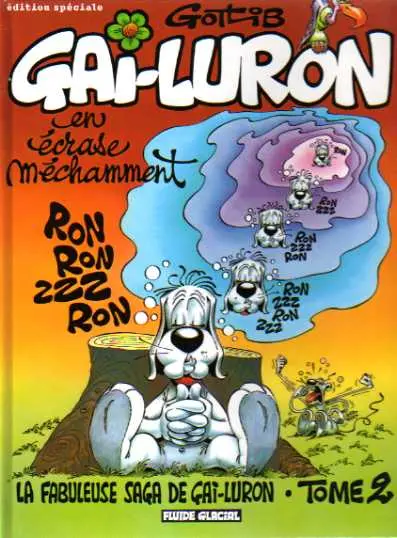 Couverture de l'album Gai-Luron Tome 2 Gai-luron en écrase méchamment