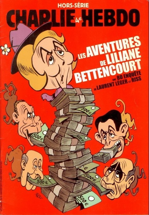 Couverture de l'album Les aventures de Liliane Bettencourt Une BD enquête de Laurent Léger et Riss