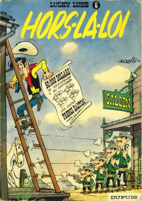 Couverture de l'album Lucky Luke Tome 6 Hors-la-loi