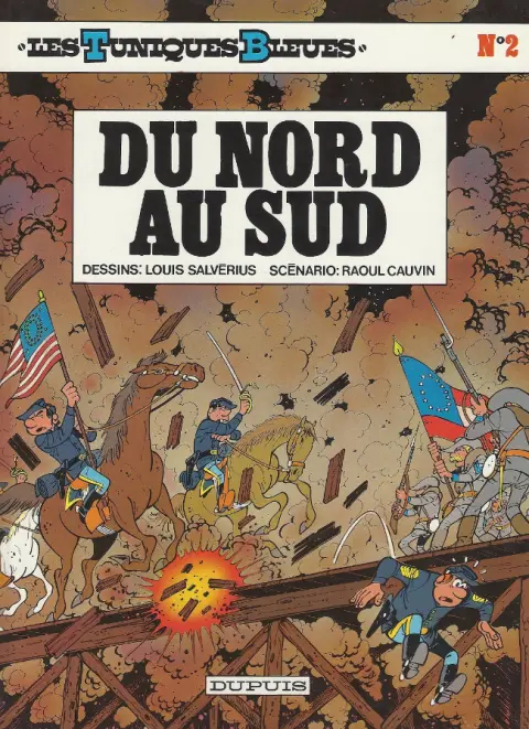 Couverture de l'album Les Tuniques Bleues Tome 2 Du nord au sud
